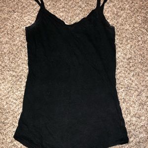 Black tank top